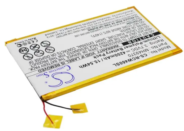 Cameron sino 4200 мАч батарея для RCA 1" RCT6203W46 10" MH49370 планшет батарея