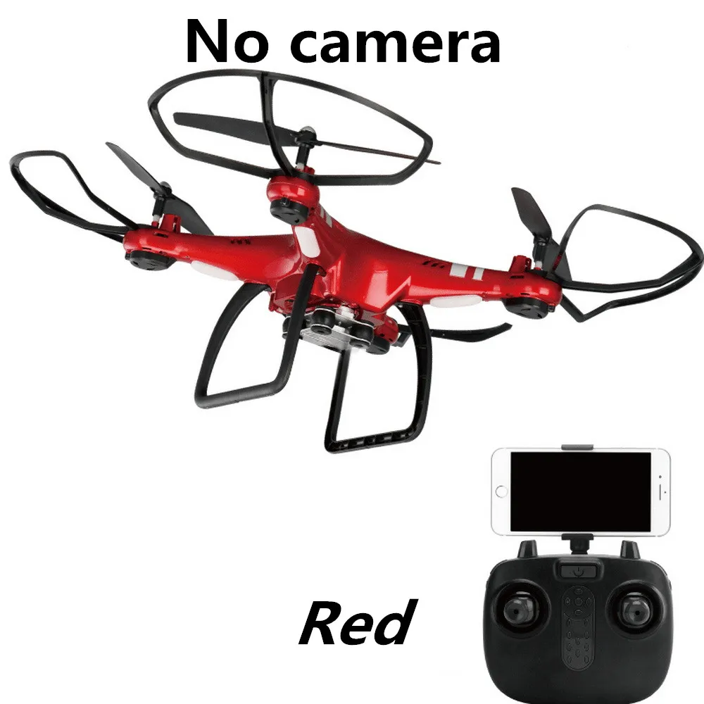 Камера Дроны с Wi-Fi FPV HD регулируемая камера удержания один ключ возврат/посадка/выкл Безголовый RC Квадрокоптер - Цвет: red no camera