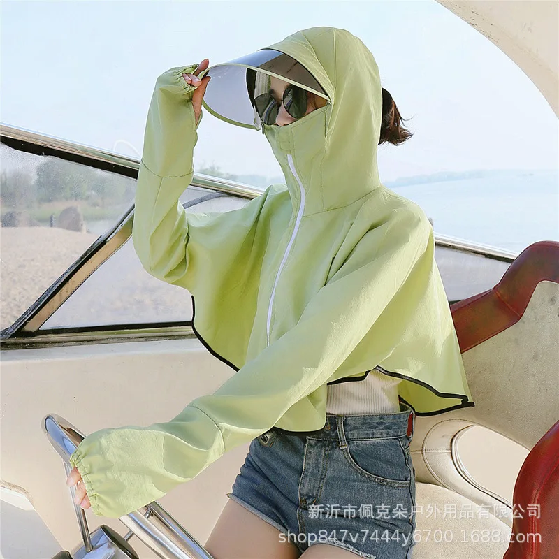 Электрическая мотоциклетная куртка Летний Стиль УФ-защита для езды электромобиль шляпа покрытие для лица шаль короткая