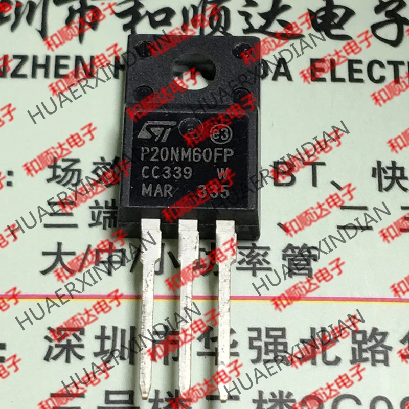20 шт./лот STP20NM60FP TO-220F 600V 20A