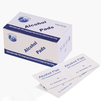 

25/100pcs Antiphlogosis Isopropyl Alcohol Swab Pads Piece Wipe Antiseptic Skin Cleaning Care First Aid IN STOCK Dropshipping