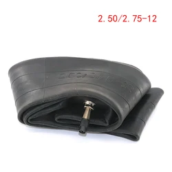Durable Rubber Straight Valve Motorcycle Inner Tubes - Various Sizes (2.50 2.75 - 12)