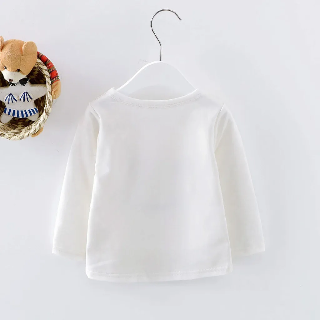 Комплект детской одежды из 2 предметов, милая футболка с рисунком кота для девочек комплект одежды с длинными рукавами, комбинезоны штаны для малышей, зимние, для новорожденных, в Корейском стиле, 19Jul