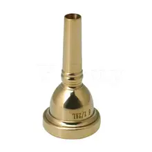 Yibuy золото латунь альт мундштук для тромбона 38 мм диаметр 1/2AL