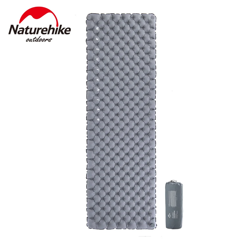  Naturehike New Upgraded Dual-Valve Sleeping Pad Moistureproof Nylon TPU Air Mattress Portable Infla