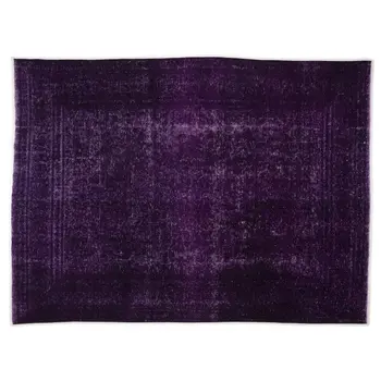 

Handmade Purple Vintage Persian Area Rug 275x380 Cm-9'0''X12'6''