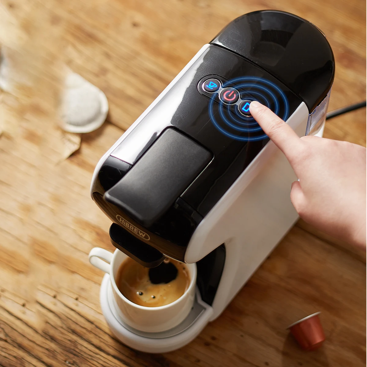 Machine à café Hiinvasive W, cafetière à capsules multiples