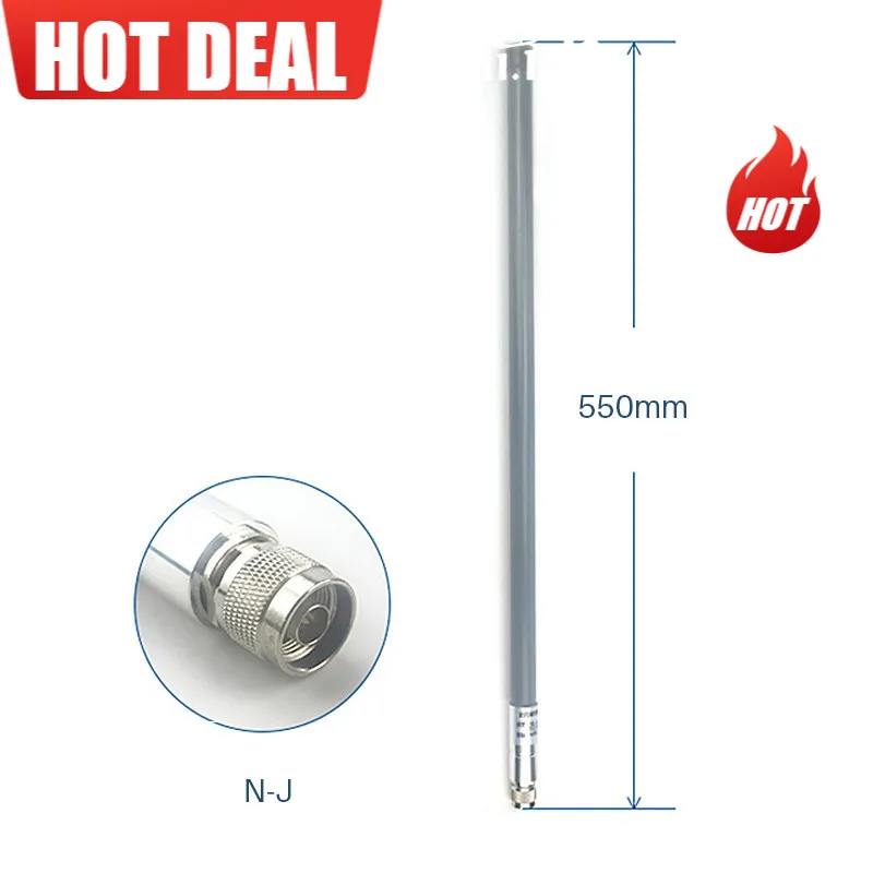LoRa 헬륨 868MHz 915MHz 핫스팟 와이파이 광부 안테나 55cm 야외 N-J 인터페이스 높은 이득 8dBi 방수 라우터 TX900-BLG-55