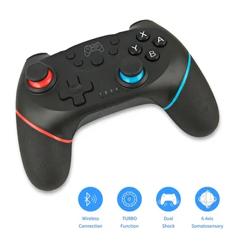 

2020 for N-Switch Pro NS-Switch Pro NS Pro Gamepad Wireless Bluetooth Gamepad Controller with 6-Axis Handle Game Joysticks
