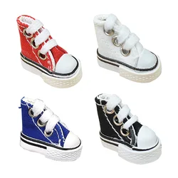 Mini chaussure en toile pour doigt, 3.5CM, 1 pièce, chaussure mignonne de planche à roulettes de haute qualité 