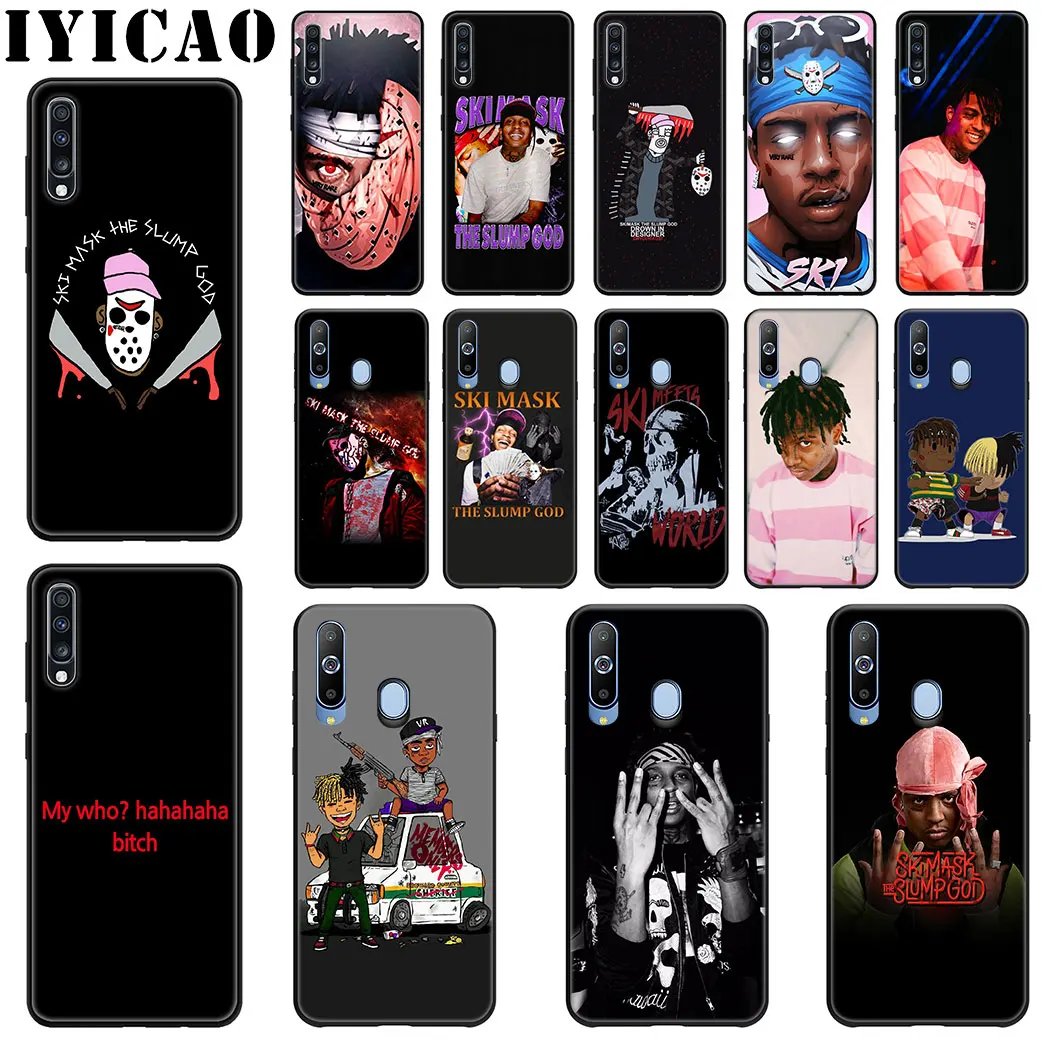 IYICAO Ski Mask the Slump God Soft Silicone Case for Samsung J6 A9 A8 A7 A6 Plus 2018 A5 A3 2016 2017 Phone | Мобильные телефоны и