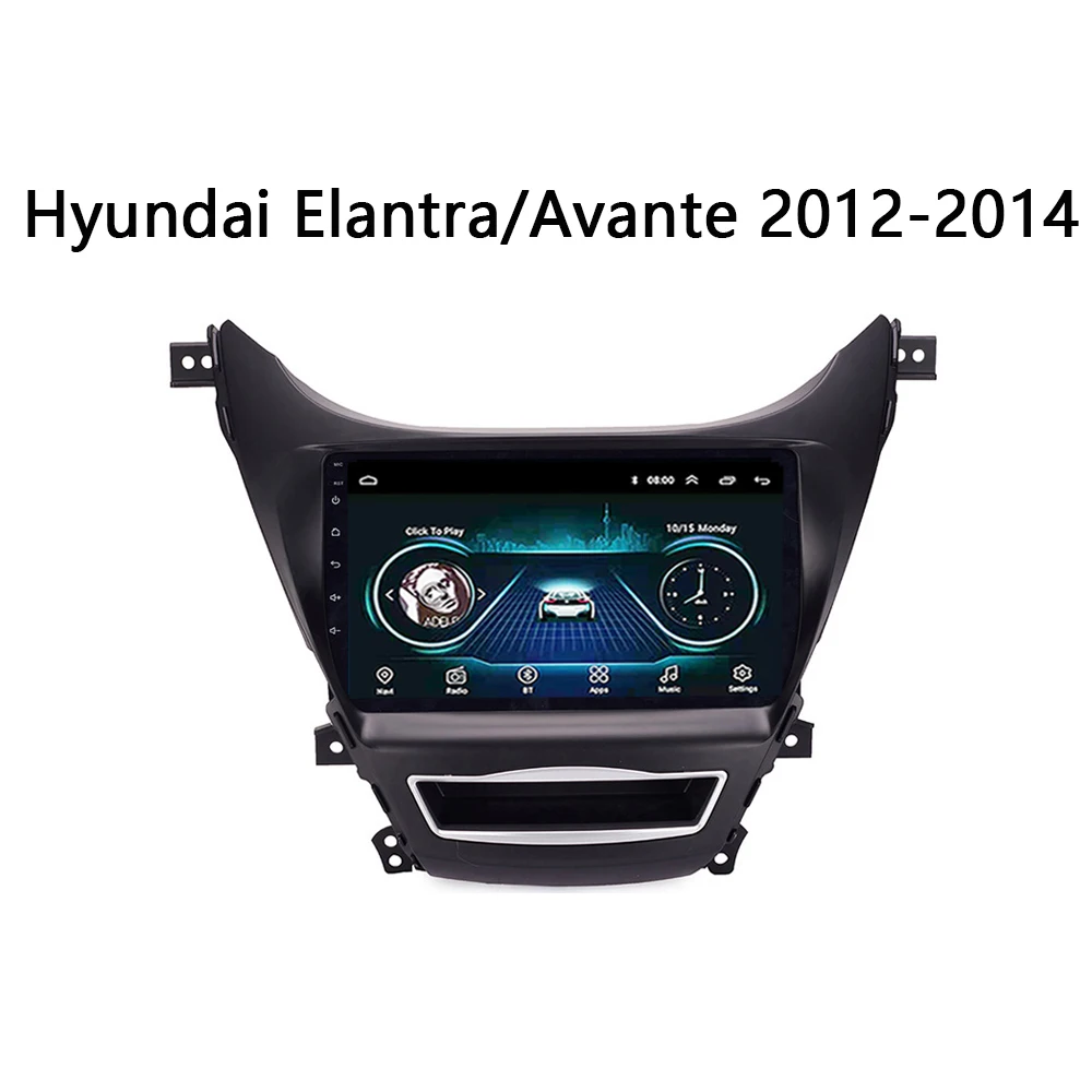 Для Hyundai Elantra/Avante 2012-2014 автомобильное радио GPS MP5 плеер Android 8 1 9 &quotЗеркало Ссылка USB