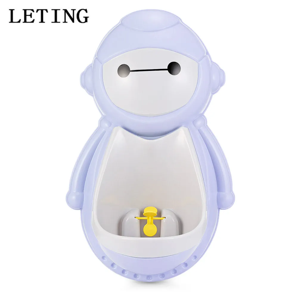 

LETING Lovely Robot Baby Toilet Training Boys Stand Vertical Potty Urinal Pee Trainer Penico Pee Infant Toddler Wall-Mounted
