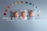 Wool Heart Newborn Photography Props DIY Photography Props Accessories  Photography Baby Studio Felt Love Heart  5pcs/Pack 5