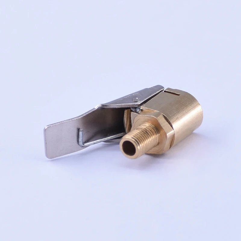 Car Auto Tyre Wheel Tire 8mm Brass Air Chuck Inflator Pump Valve Clip Clamp Connector Adapter Valve Connector Clip-on Car Auto Tyre Wheel Tire 8mm Brass Air Chuck Inflator Pump Valve Clip Clamp Connector Adapter Valve Connector Clip-on