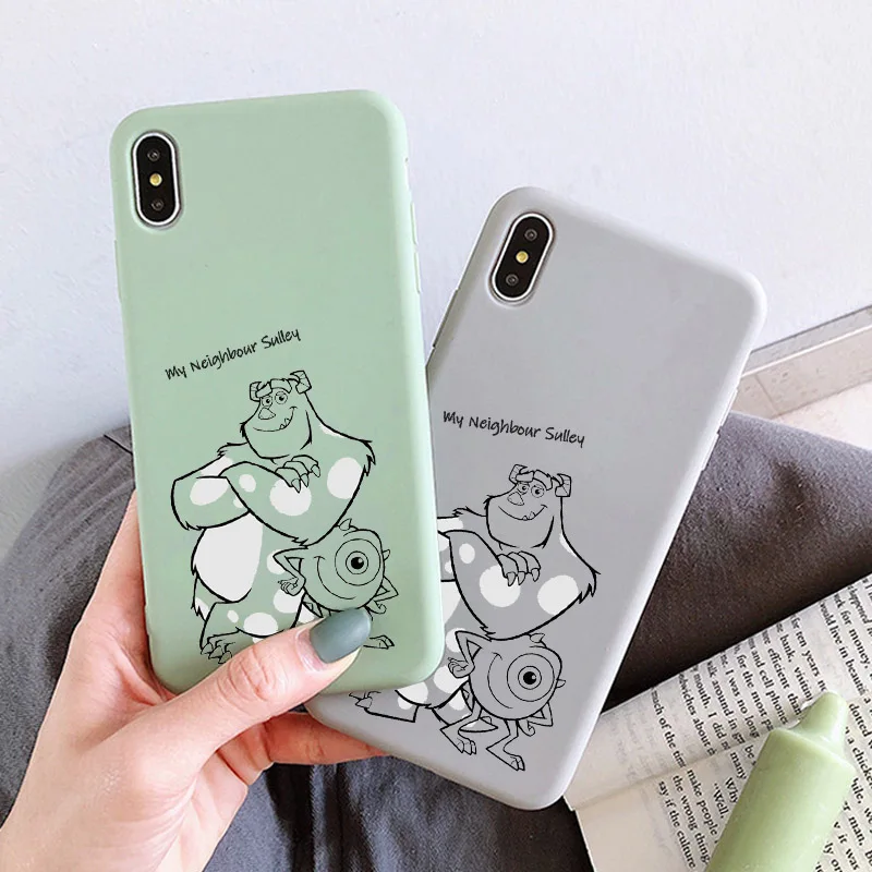 Чехол Toy Sulley Mike для samsung Galaxy Note 10 S10 S9 S8 S7 S6 Plus Lite edge Мягкий силиконовый чехол для телефона