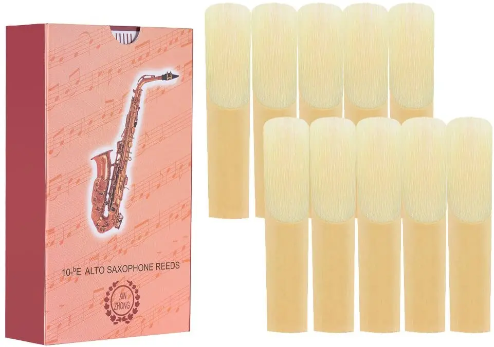 High Quality 10pcs/ Box Eb Tenor Soprano Alto Saxophone Reeds Sax Reeds