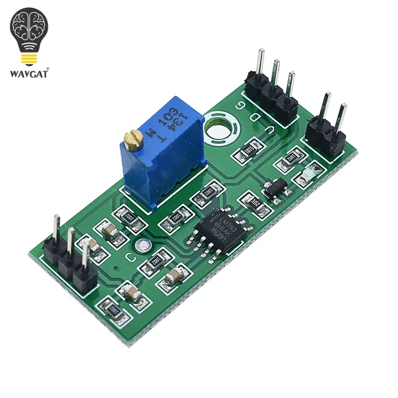 

LM393 3.5-24V Voltage Comparator Module High Level Output Analog Comparator Control With LED Indicator