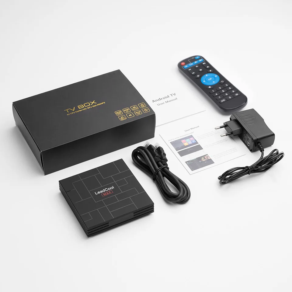 Leadcool Max QHDTV IPTV Subscription France Box Android 9.0 IPTV Arabic French Italy Germany IP TV Belgium Netherlands Algeria