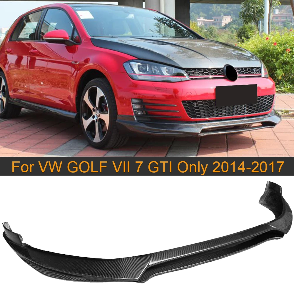 Auto Vorderen Stossfanger Diffusor Lippe Fur Volkswagen Vw Golf 7 Vii Mk7 Gti Nur 14 17 Nicht Standard Front Lip Carbon Faser Lips Lip Lips For Carlip Front Bumper Aliexpress