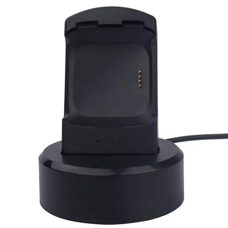 USB зарядное устройство для Versa Смарт-часы зарядная док-станция держатель зарядное устройство аксессуары для смарт-часов(черный