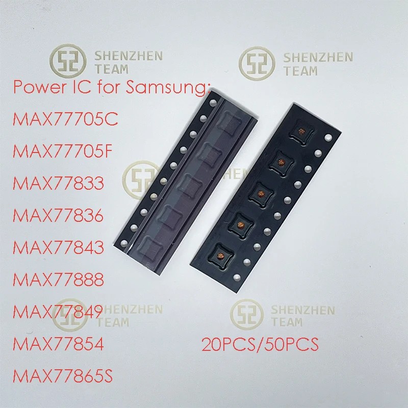 SZteam Power IC MAX77705C MAX77705F MAX77833 MAX77836 MAX77843 MAX77888 MAX77849 MAX77854 MAX77865S PM for Samsung | Мобильные