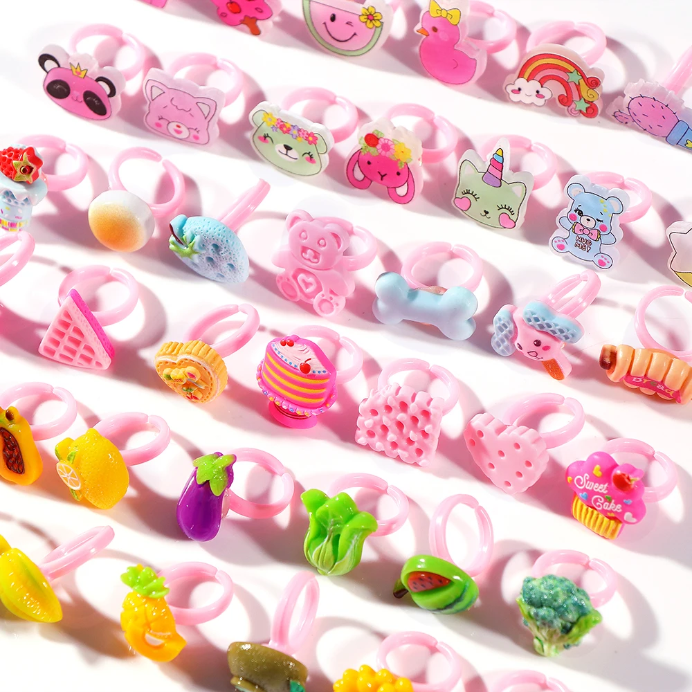 10pcs/lot Children's Cartoon Rings Candy Flower Animal Bow Shape Ring Set  Mix Finger Jewelry Rings Kid Girls Toys | Lifelike Reborn Dolls for  Sale❤️Cheap Realistic Silicone Newborn Baby Doll