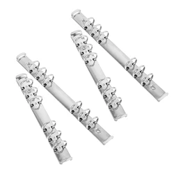 Anneaux de reliure à feuilles mobiles, 4 pièces, Clips pour livre de Scrapbooking, papeterie créative 
