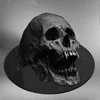 Trendy Male Make Old Vintage Vampire Skull Open Jaw Rings Men Skull Biker Rock Roll Gothic Boy Punk Jewelry Ring ► Photo 3/5