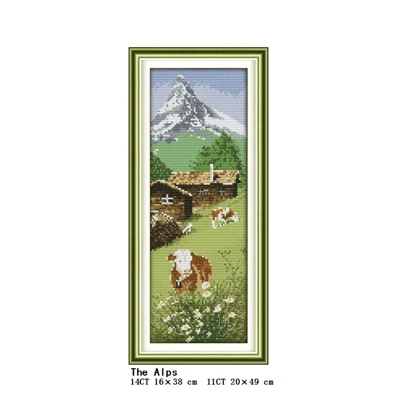 World Famous Places Scenery Series Cross Stitch Kit 14ct 11ct Count Canvas cross stitch kit