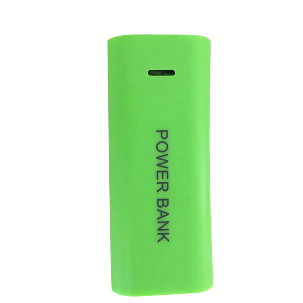 Карамельный цвет модные 5600 мА/ч, 2X короткие hair18650 USB Мощность банк Батарея Зарядное устройство чехол сделай сам, коробка для iPhone для 18650 батареи - Цвет: GN