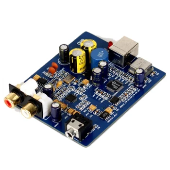

USB Decoder Board ES9028K2M+SA9023 Fever o DAC Sound Card Decoding Module DIY for Power Amplifiers Home Theater