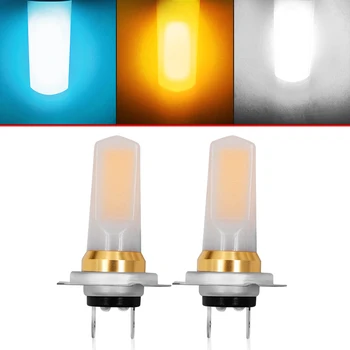 

2 PCS H7 LED lights LED bulb lights 6000k daytime running lights DRL 12v fog lights running lights car brake lights