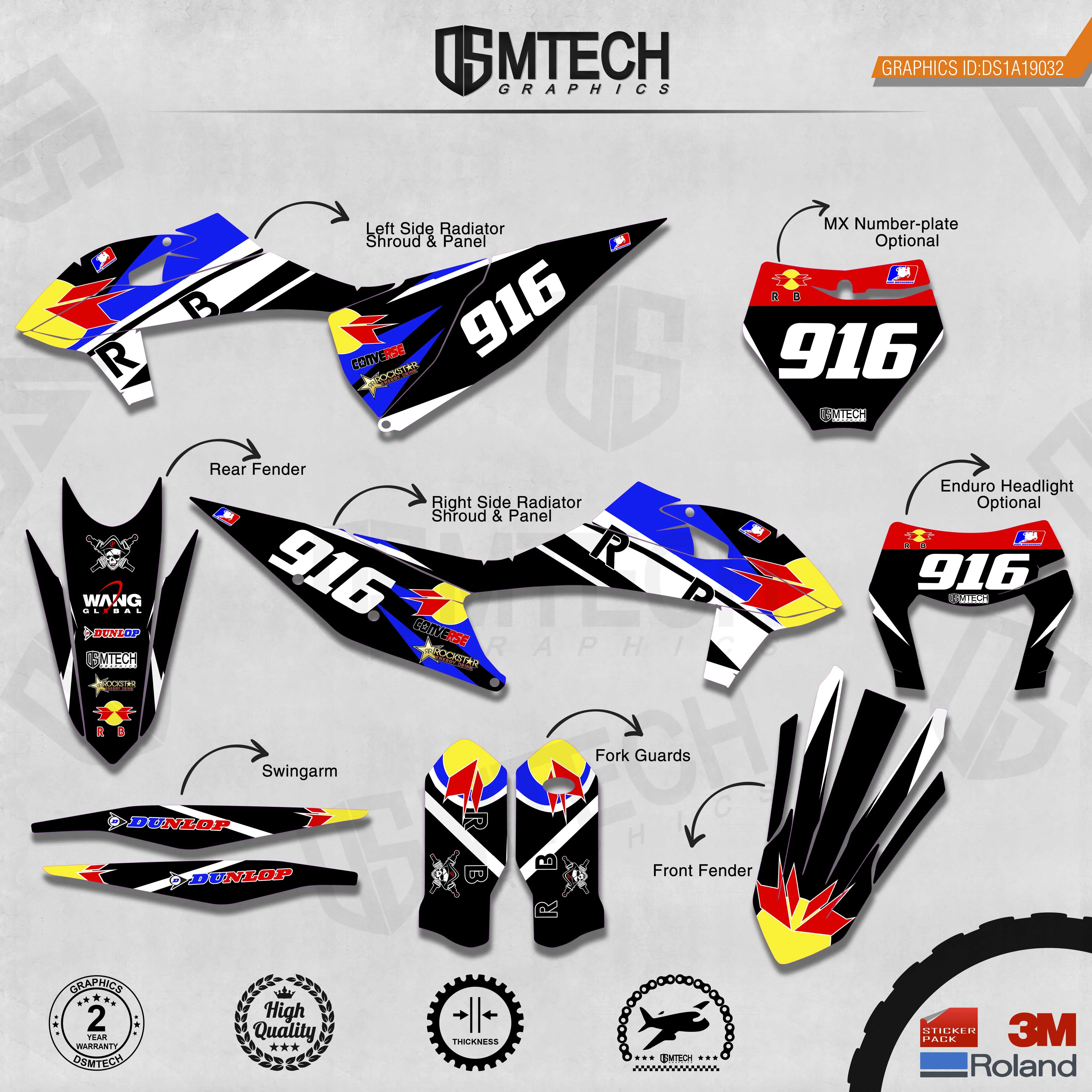 DSMTECH    ׷  Decals 3M   ƼĿ 2019-2020 SXF 2020-2021EXC 032