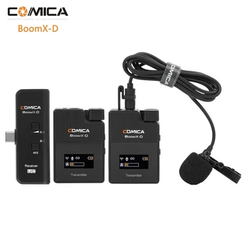 

COMICA BoomX-D 2.4G Digital Wireless Microphone System 50m Transmitter Receiver Lavalier Lapel Mic for DSLR Camera Cellphone