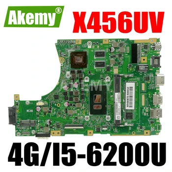 

For ASUS X456UJ X456UVK X456UB F456U X456UV laptop motherboard X456UQK Mianboard DDR4-4GB-RAM i5-6th gen CPU