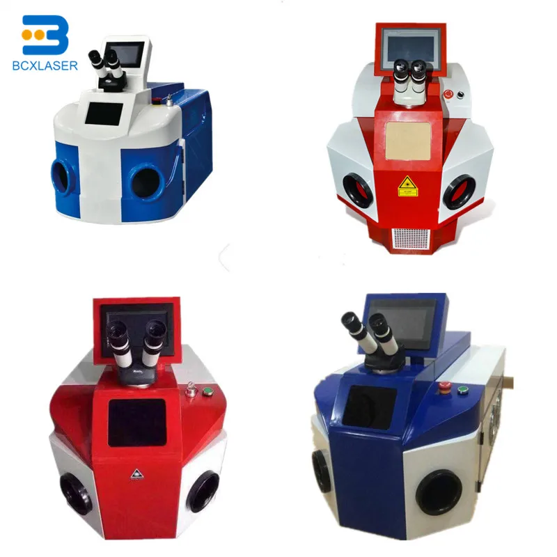 microscope ccd camera jewelry laser welding soldering machine with 100J customized language ND3+ YAG Laser source Machine