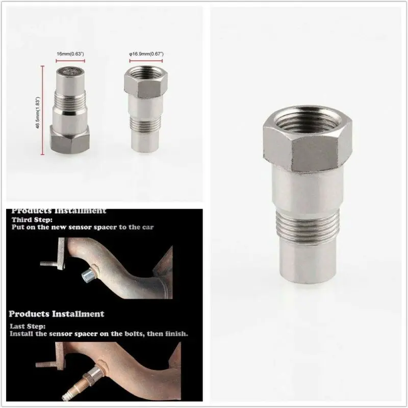 

Universal Car O2 Oxygen Sensor Extension Spacer Catalytic Converter Automobiles Replacement Parts Accessories Nuts Bolts