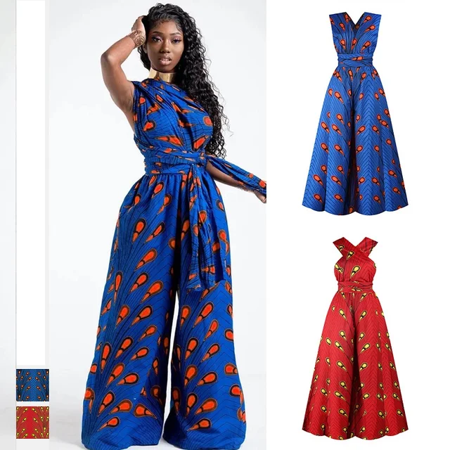 Kowvo African Wide Pant Jumpsuit