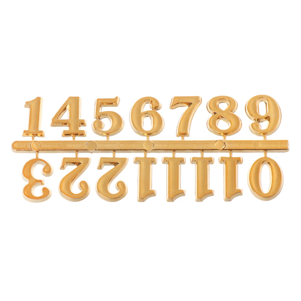 gold arabic number