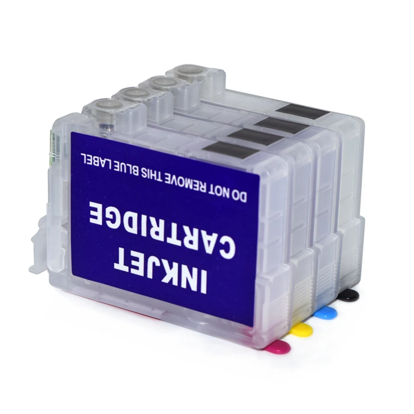 Refillable Ink Cartridge Without Chip Epson WF-2830 WF-2850 XP-4100 XP-4105 XP-2100 XP-2105 XP-3100 XP-3105 XP-3150 Printers printer supplies ink cartridge inkjet ink cartridge