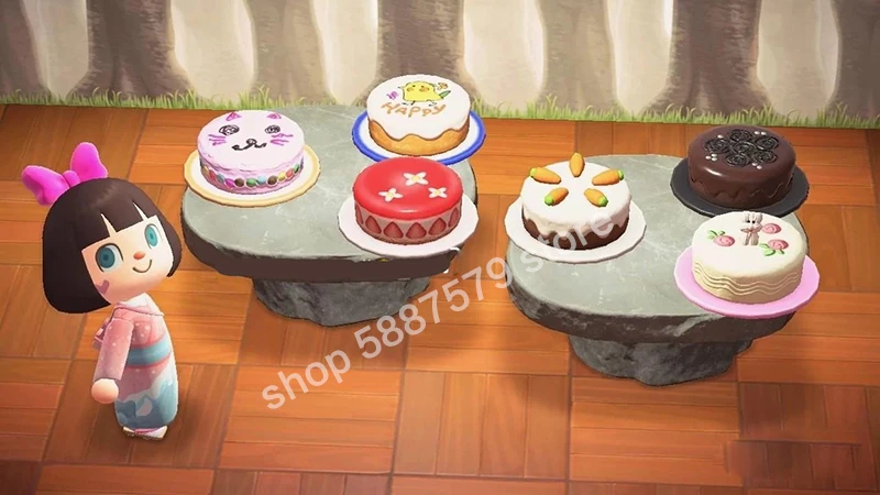 Animal Crossing Mother S Gift Set New Horizons Cake Painting Artwork Teapot Pillow Handmade Backpack Carton Teapot Embroidery Access Control Cards Aliexpress