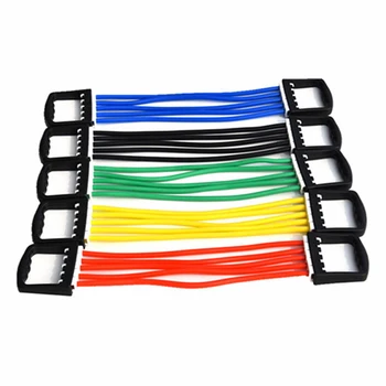 

Indoor Sport Chest Expander Puller Workout Exercise Fitness Crossfit Training Resistance Cable Rope Tube Yoga 5 Resistance Bands