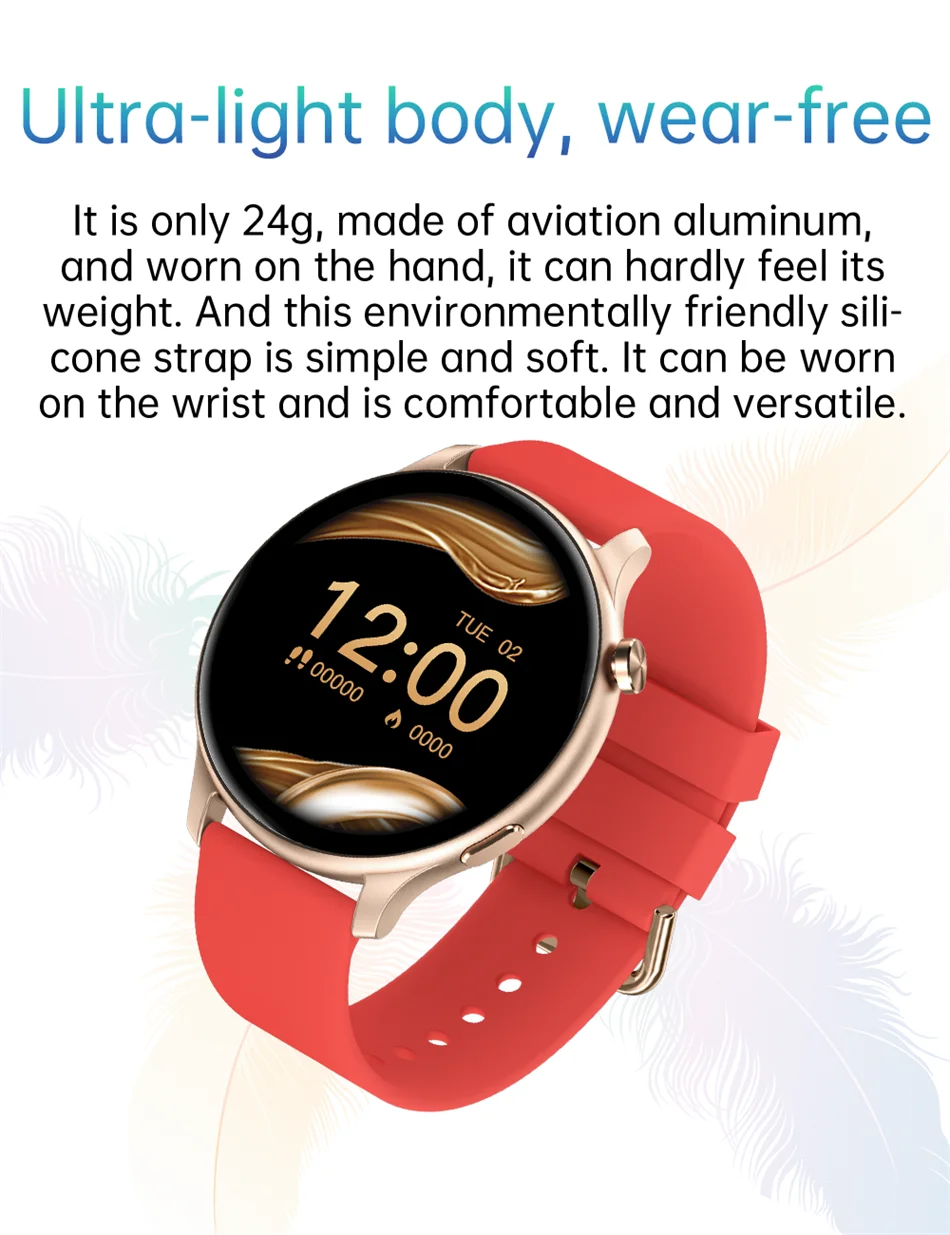 2022 New Bluetooth call Smart Watch Women Men Dynamic dial Information Remind Sports Multifunctional Waterproof Smartwatch+Box