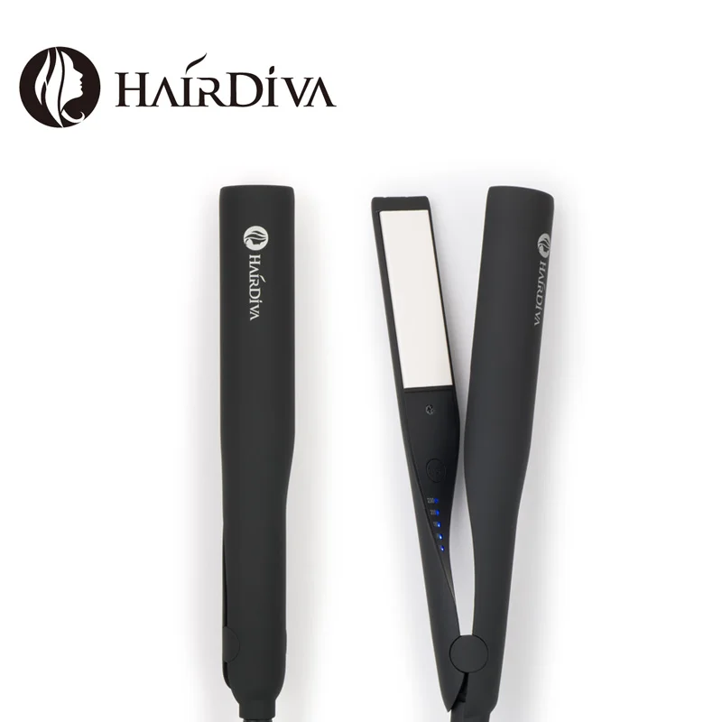 2 в 1 выпрямитель для завивки волос 2 в 1 выпрямитель для волос Chapinha Para Barba HairDiva черный плоский Утюг CE
