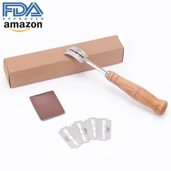 

Arc Bread Cutter with Wooden Handle 304 Stainless Steel Bread Repair Knife Dough Evening Knife European Style Stick Grain Cutter
