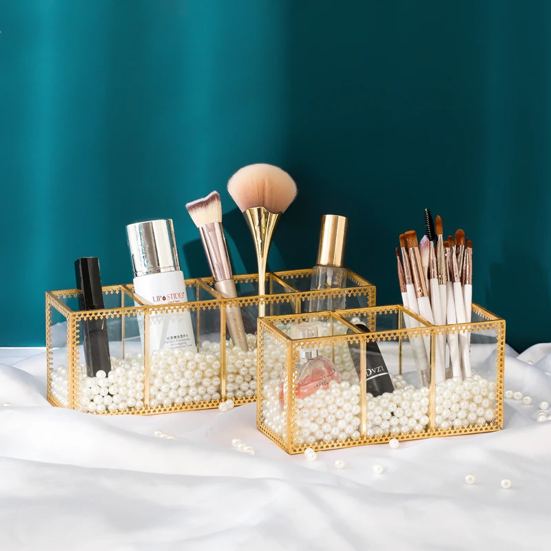 Storage Box for Makeup Brush Eyebrow Pen Lipstick