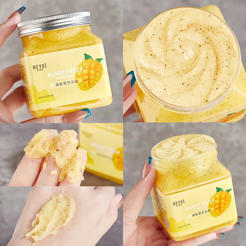 Fruity Body Scrub Aroma Bath Salt Deep Cleansing Exfoliating Dead Skin