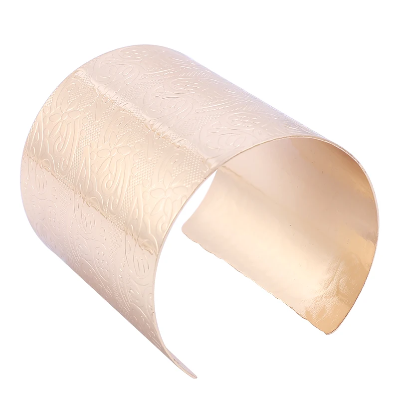 

FLDZ Retro Sculpted Geometric Pattern Sign Bracelet Exquisite Personality Widening Bracelet 2019 New Fashion Jewelry Accessories