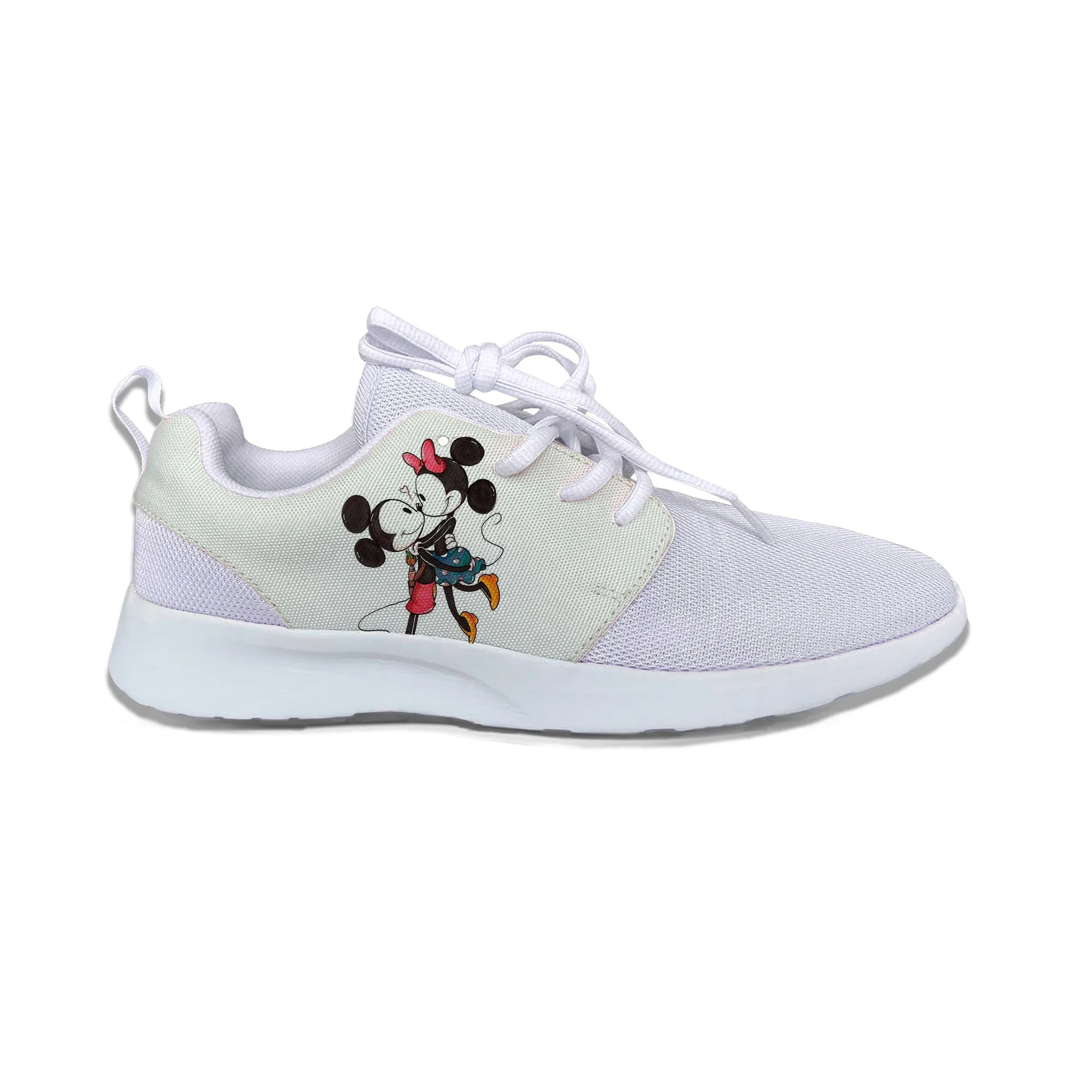 Mickey And Minnie 1 Горячая Микки и обувь с Минни Легкие мужские/женские классические кроссовки дышащая модная удобная спортивная обувь кроссовки - Цвет: Mickey And Minnie 1